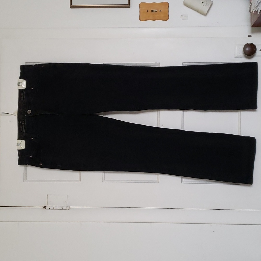 Wrangler Q-Baby No Gap Waistband Ladies 13/14 x 32 Western Jeans - black